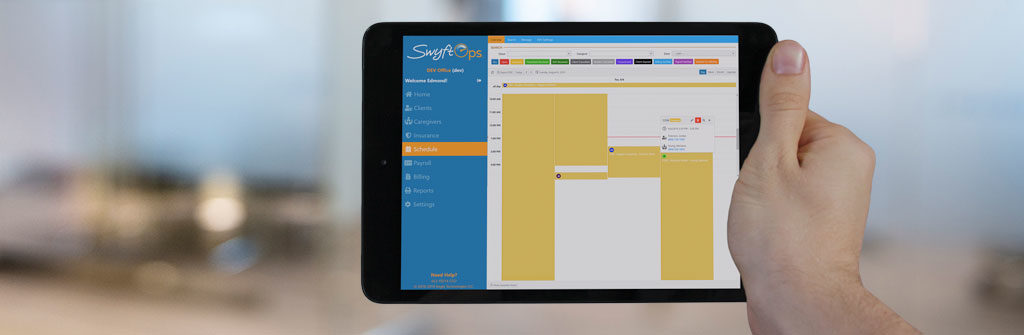SwyftOps iPad app for home care agencies